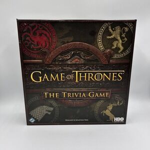 2015 GAME OF THRONES The Trivia Game 100% COMPLETE UNPUNCHED Contents Are Sealed